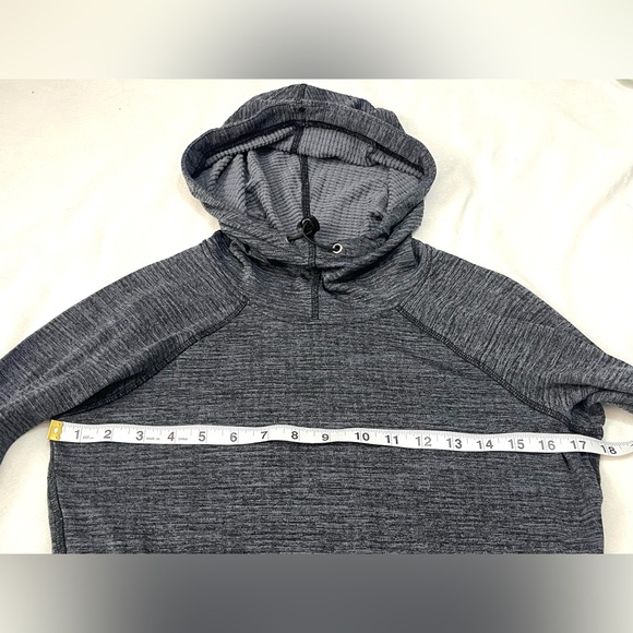 RBX Women's Charcoal Hooded Sweater Long Sleeve Hoodie Shirt Small - Picture 10 of 16